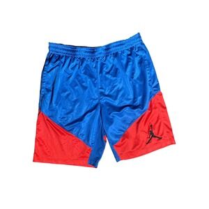 Vintage Jordan Basketball Shorts Mens XL Blue Red Jumpman Logo